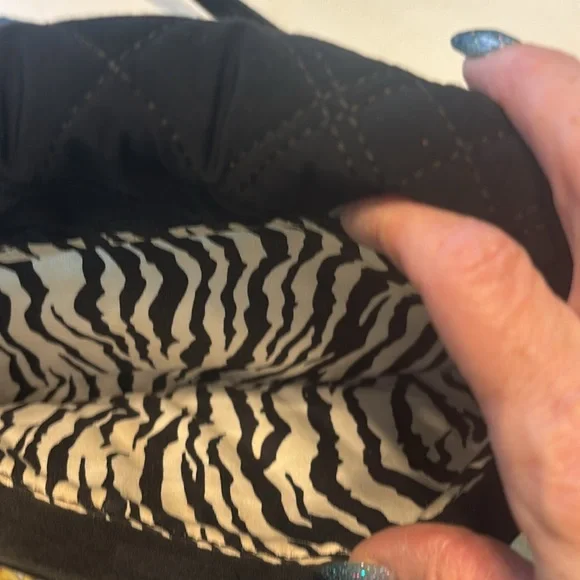 Vera Bradley Quilted Cloth Removable Shoulder Strap purse - Picture 9 of 12